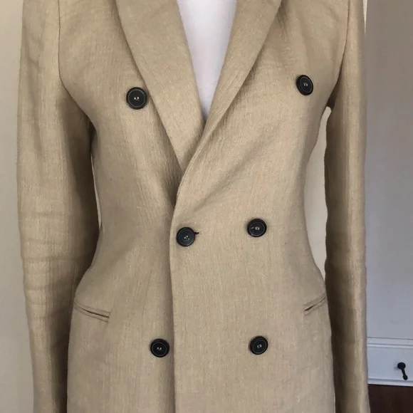 Zara beige long blazer. Size XS. - Picture 4 of 9